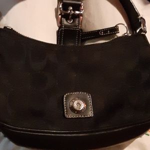 Lil Black Coach Handbag